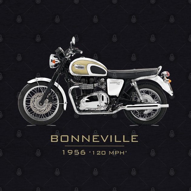 Bonneville T120 1956 - Classic motorcycles by Pannolinno